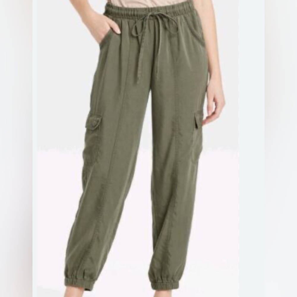 Olive Green Cargo Pants